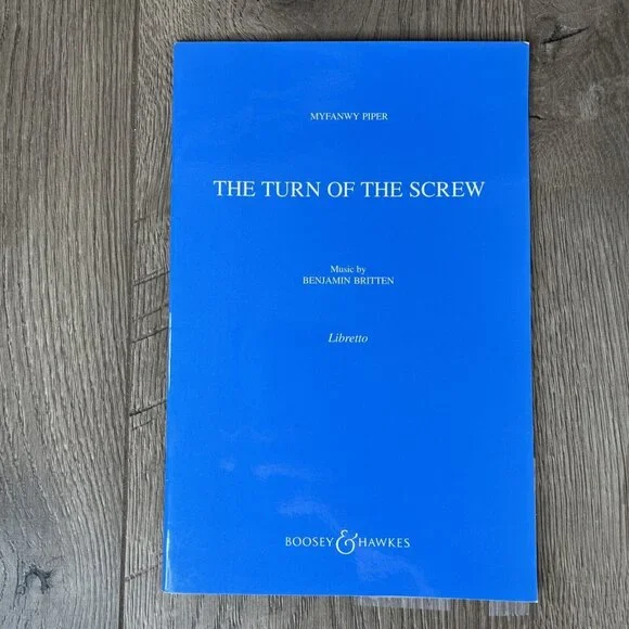 Turn of the Screw Sheet Music Myfanwy Piper Libretto New Hal Leonard Britten - Picture 2 of 5